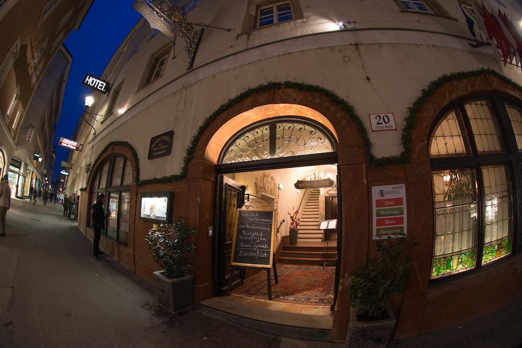 Altstadt Hotel Stadtkrug Salzburg Kültér fotó